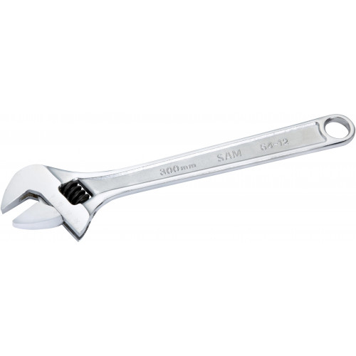 SAM Adjustable Spanner, 385 mm Overall, 45mm Jaw Capacity, Straight Handle