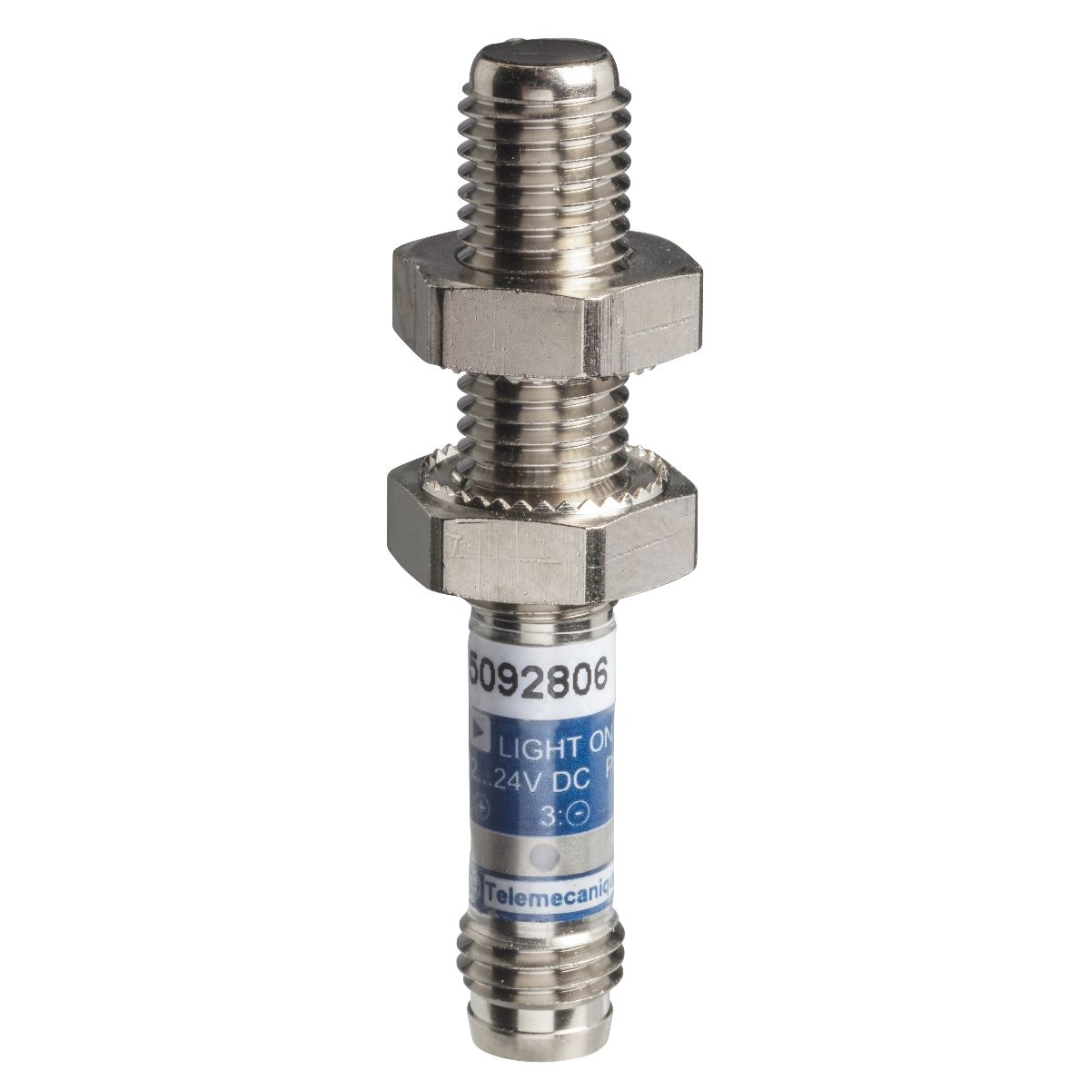 Telemecanique Sensors Through Beam Photoelectric Sensor, Threaded Miniature Sensor, 2 m Detection Range