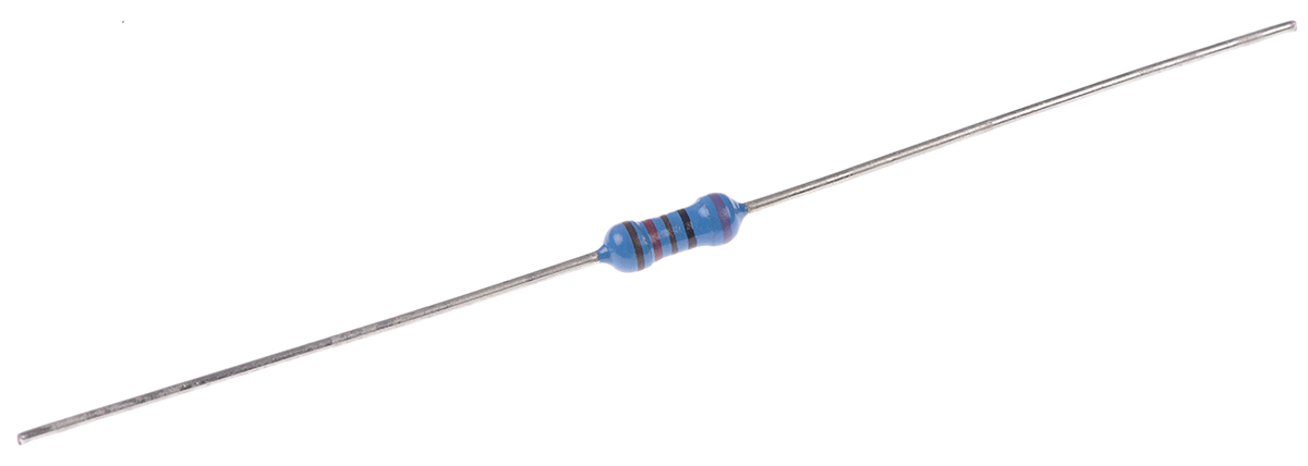 Arcol MRA0207 Series Axial Metal Film Fixed Resistor 121Ω ±0.1% 0.25W ±15ppm/°C