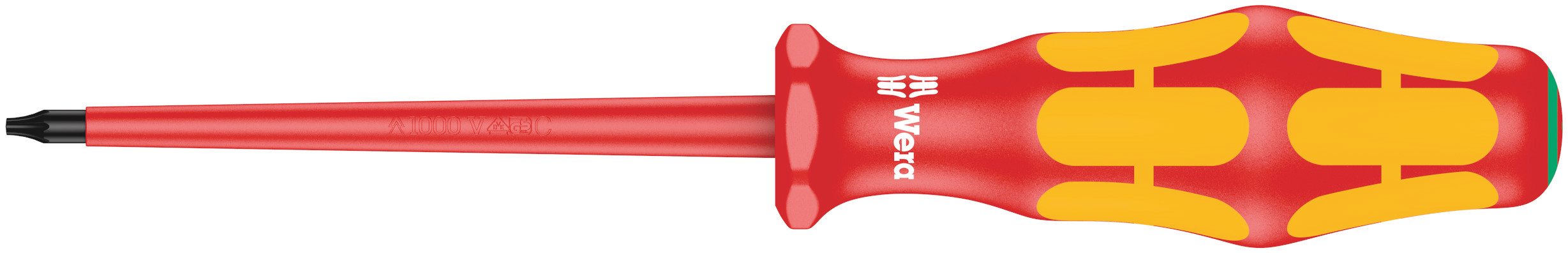 Wera Phillips, Torx Insulated Screwdriver, T6 Tip, 80 mm Blade, VDE/1000V, 161 mm Overall