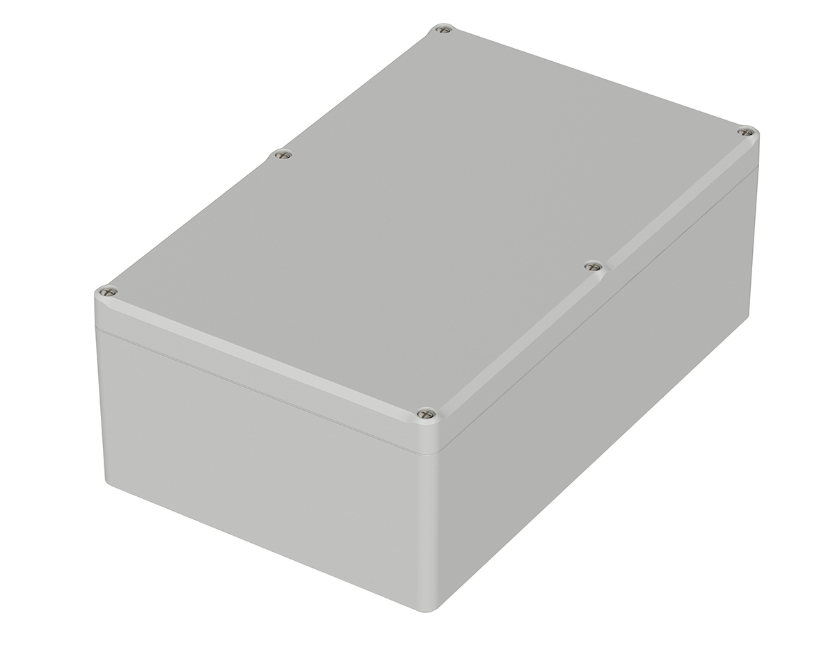Bopla Euromas II Series Light Grey ABS Enclosure, IP65, Light Grey Lid, 250 x 160 x 92mm