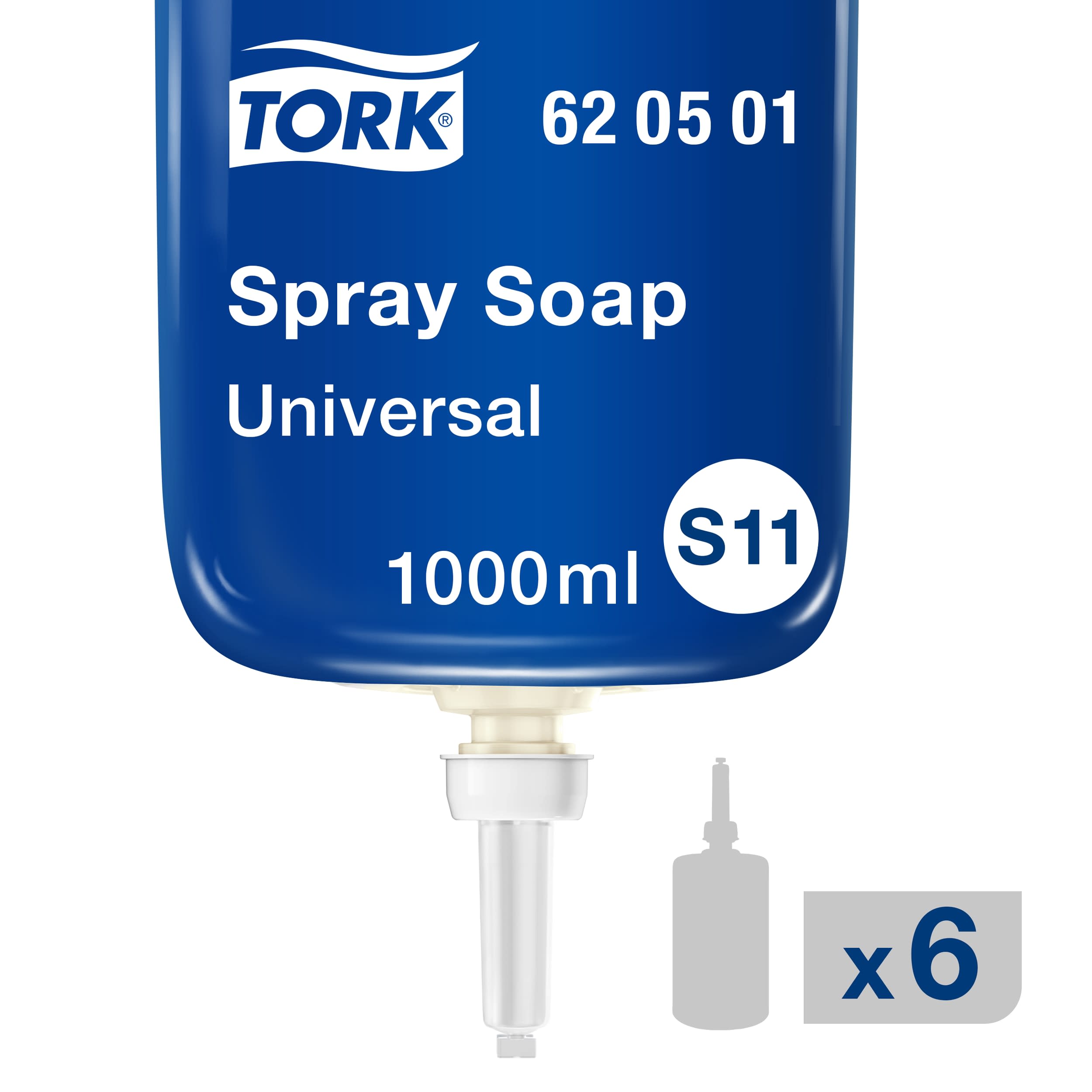 Tork Fragrant Tork Spray Soap Hand Cleaner & Soap with EU Ecolabel with Anti-Bacterial Properties - 1 L Bottle