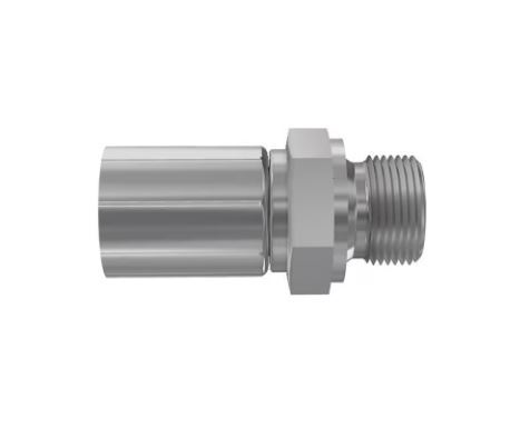 Parker Crimped Hose Fitting 5/8 in Hose to BSPP 3/4-14 Male, 1D948-12-10
