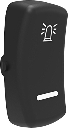 Carling Technologies, Rocker Switch Lens, Laser Etched Actuator, For Use With L Series Sealed Rocker Switches, White