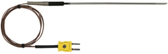 Fluke J Lance Air, General, Insertion, Surface Temperature Probe, 140mm Length, 9.5mm Diameter, +260 °C Max, With SYS