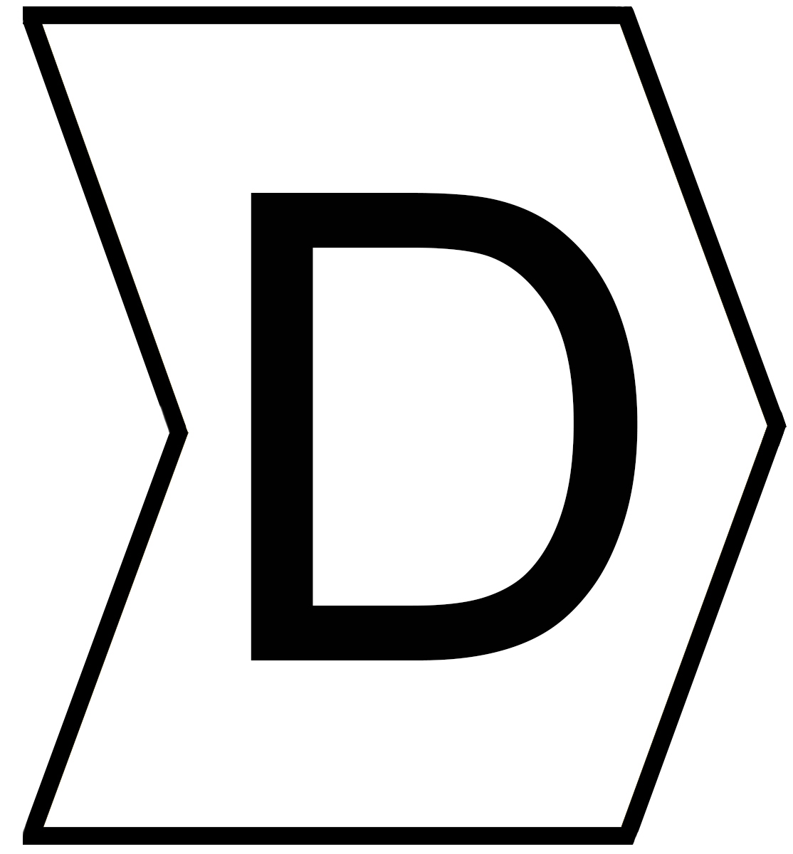HellermannTyton Helagrip Slide On Cable Markers, Black on White, Pre-printed "D", 2 → 5mm Cable, 901-10416