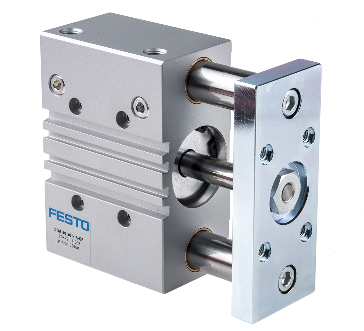 Festo Pneumatic Guided Cylinder - 170872, 50mm Bore, 50mm Stroke, DFM Series, Double Acting