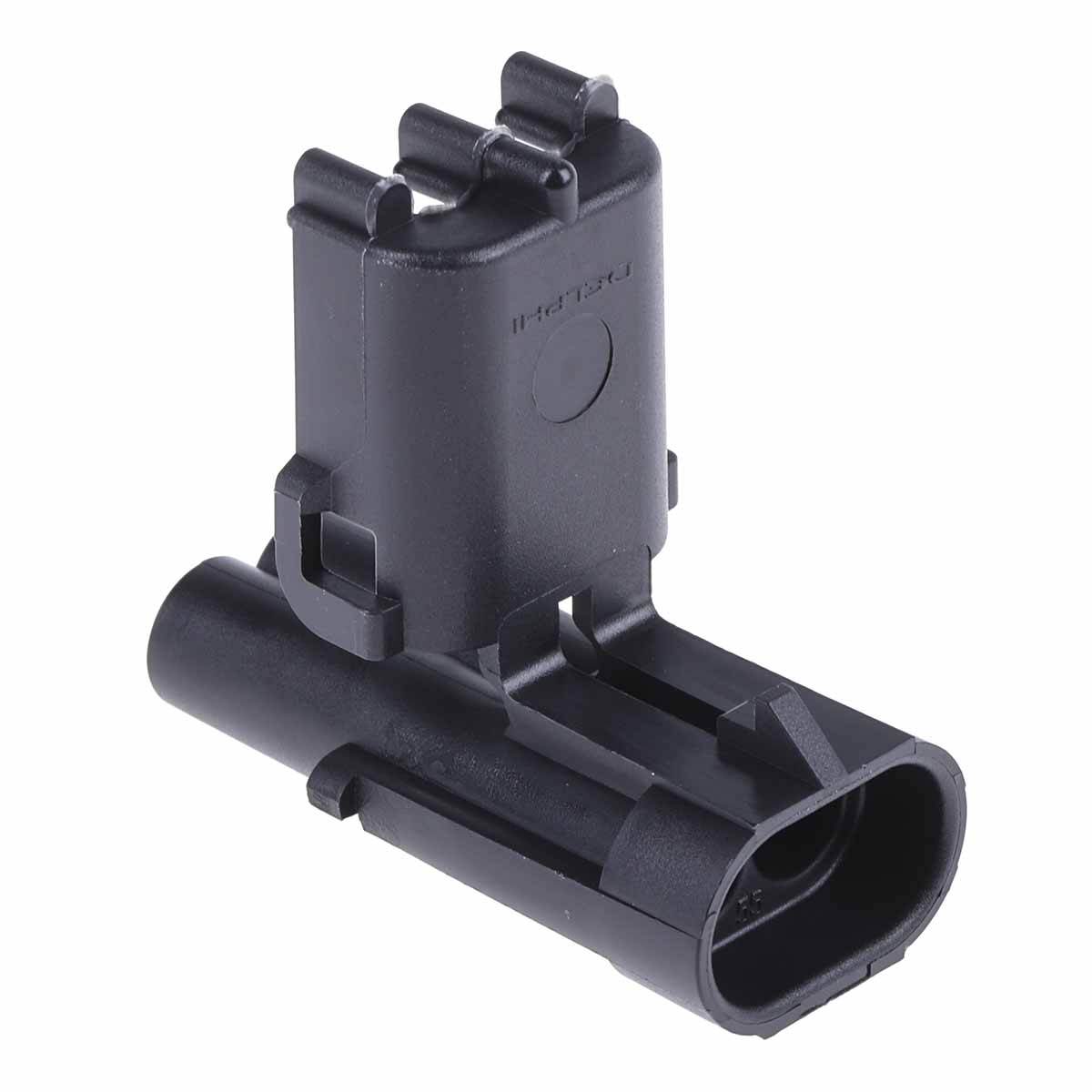Delphi, Weather-Pack Automotive Connector Plug Black Cable Mount 2 Way, Crimp Termination 12010973
