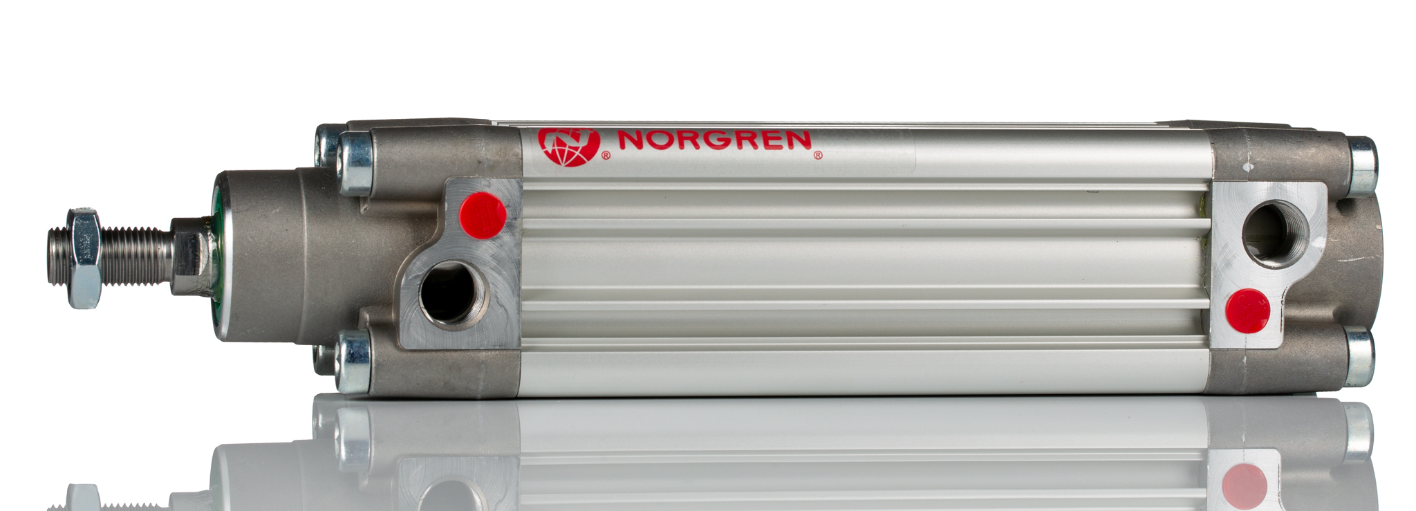 Norgren Double Acting Cylinder - 63 mm Bore, 400 mm PRA Series, Double Acting Acting