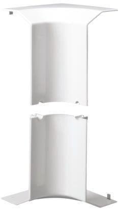 Schneider Electric uPVC 210 x 52mm Cable Trunking Internal Angle Cableline