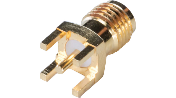 RND RND 205 Series, Jack Cable Mount SMA Connector, 50Ω, Crimp Termination, Straight Body