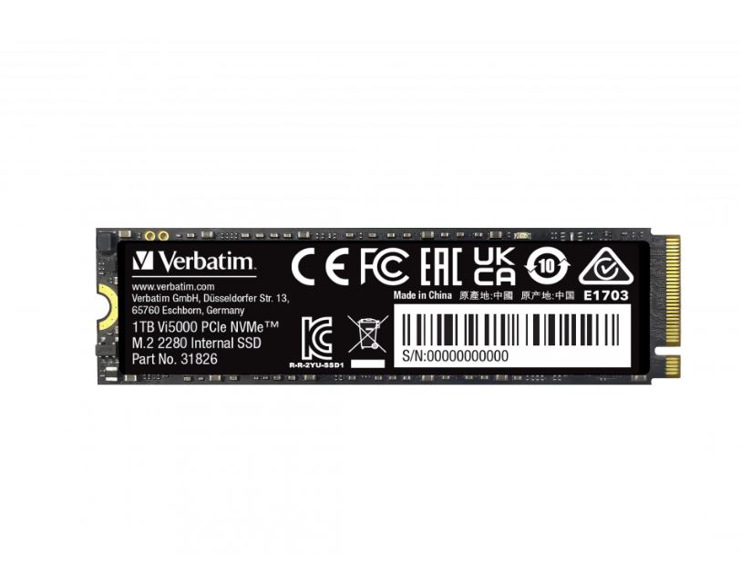 Verbatim Vi5000 1TB M.2 Internal Hard Drive