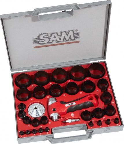 SAM , 32 Piece Punch Kit With Joint Cutter Twining, Punches