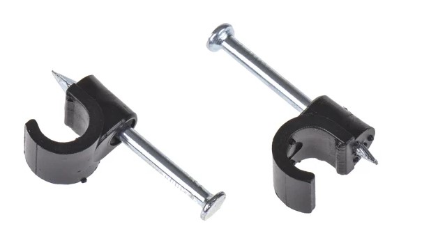 RS PRO Black PE Rounded cable tie, 6mm Max. Bundle