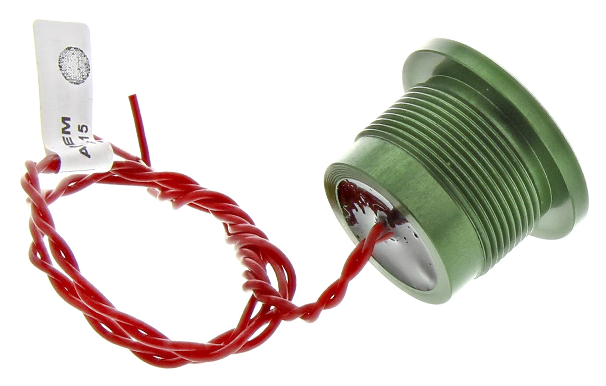 APEM Piezo Switch, SPST, IP68, Wire Lead, 200 mA @ 24 V dc, -40 → +75°C