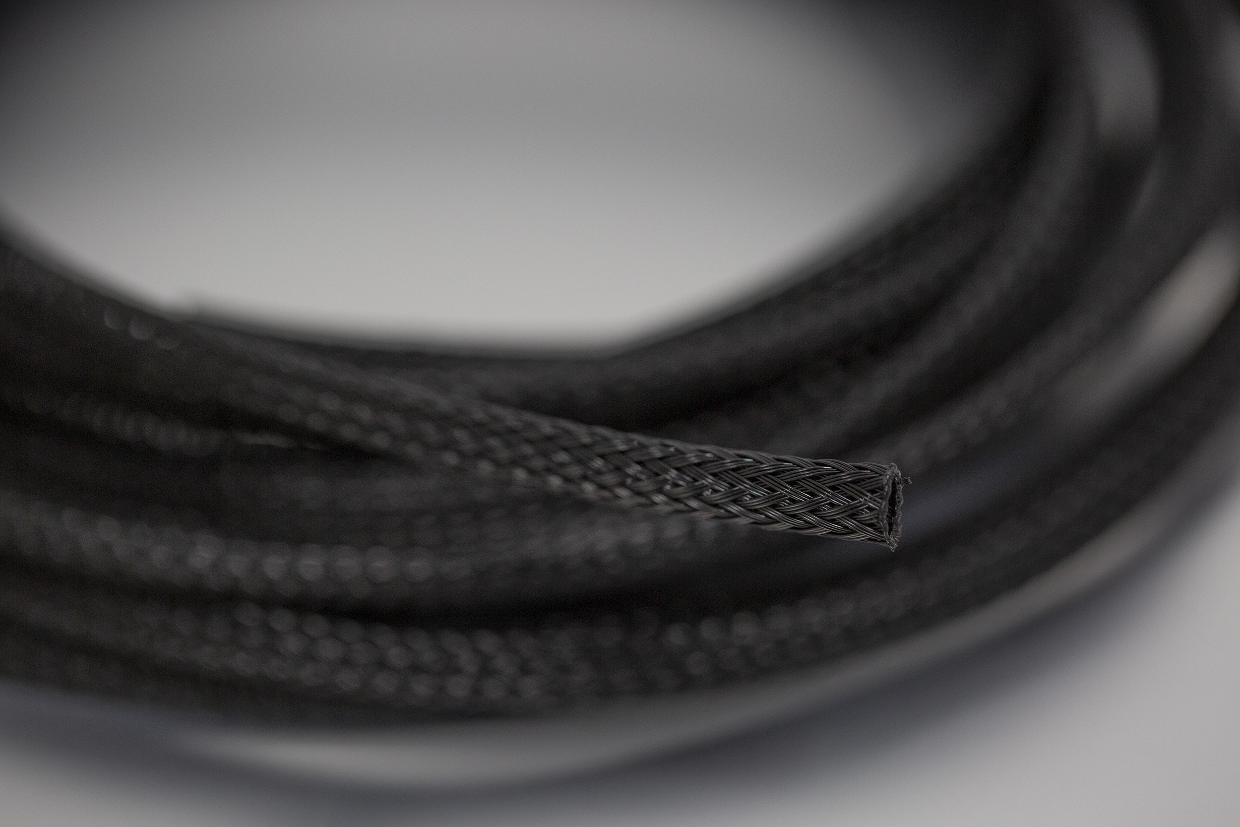 RS PRO Expandable Braided PET Black Cable Sleeve, 5mm Diameter, 5m Length