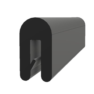 RS PRO Black EPDM Edge Protection, 20m