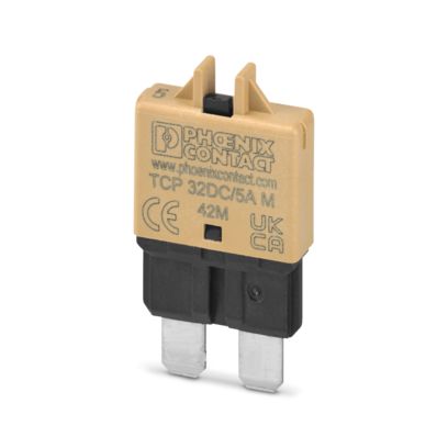 Phoenix Contact Thermal Circuit Breaker -  Single Pole 32V dc Voltage Rating Base Mounting, 5A Current Rating