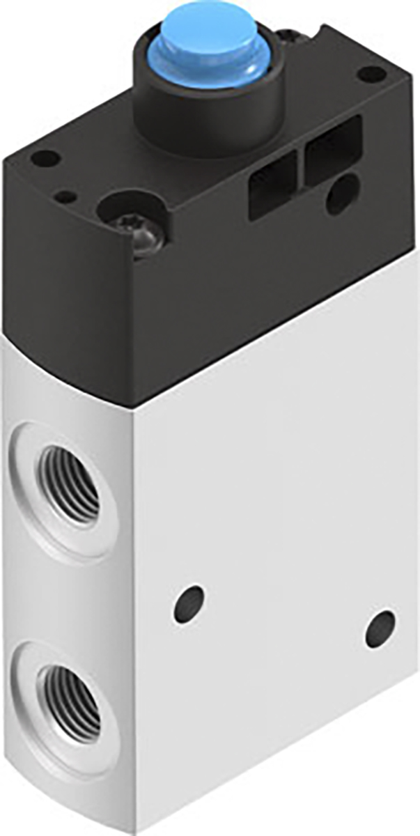 Festo Plunger 3/2 Pneumatic Manual Control Valve VMEF Series, G 1/8, 1/8in, 8031335