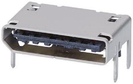 Molex Nano-Pitch Series Vertical Through Hole Mount PCB Socket, 2-Row, 0.5mm Pitch, Solder Termination