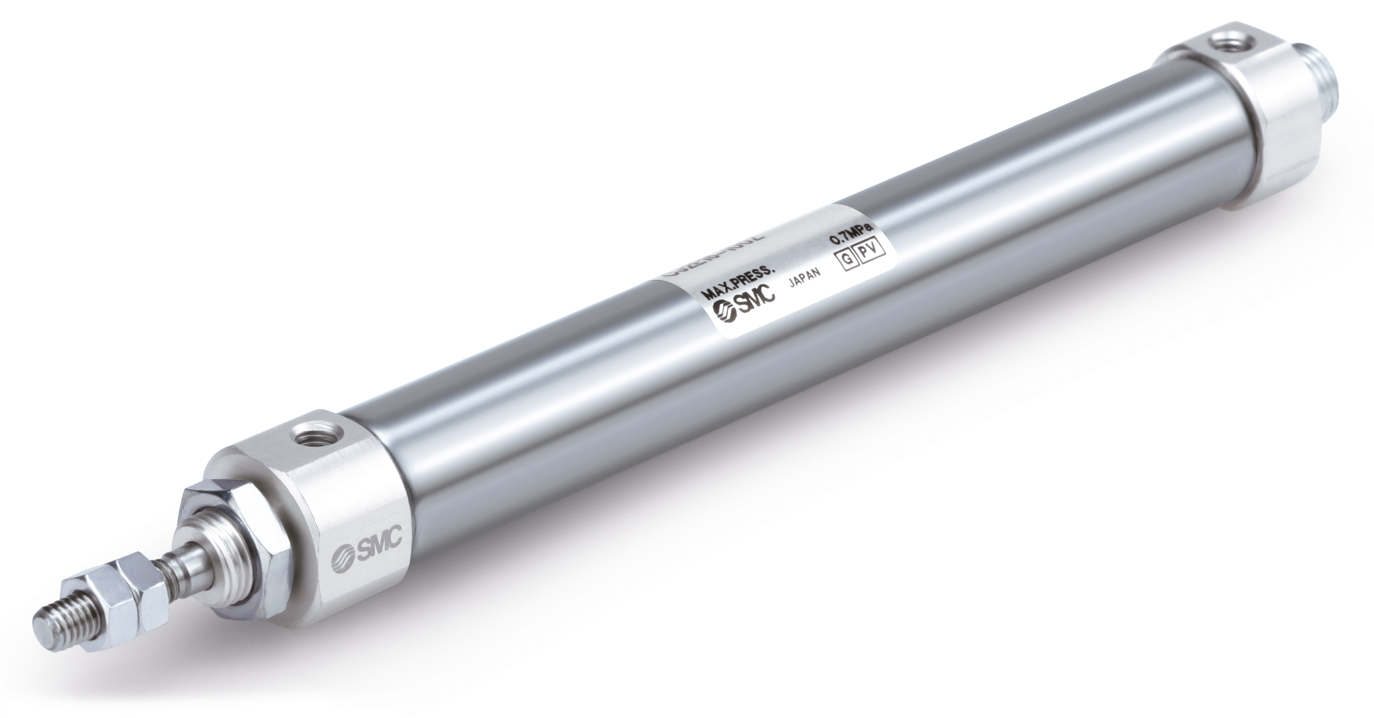 SMC 15 mm Pneumatic Piston Rod Cylinder - CJ2-Z Series, Double Acting Acting