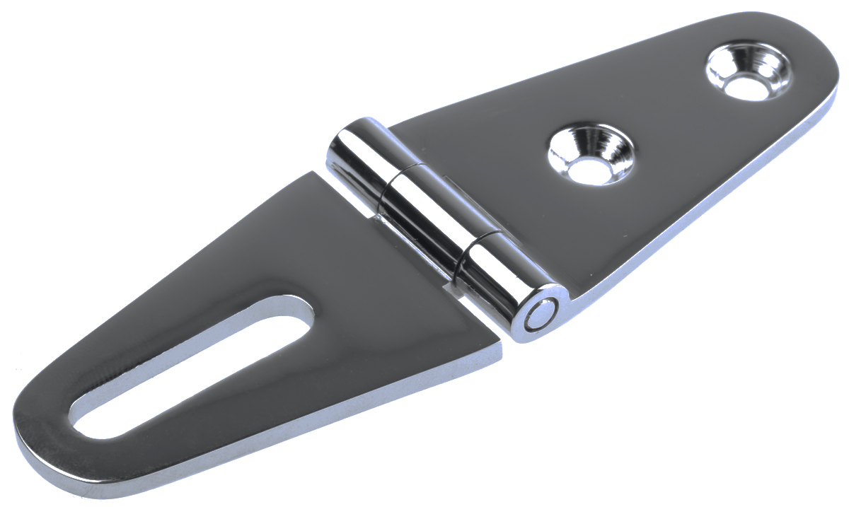 Pinet Steel Strap Hinge, Screw Fixing, 98.5mm x 98.5mm x 3mm