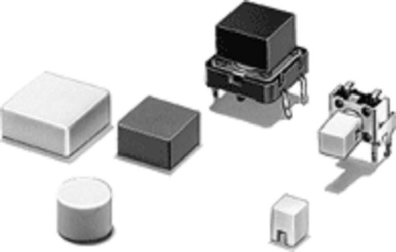 Omron Black Tactile Switch Cap for B3F series, B3FS series, B3W series, B32-2110
