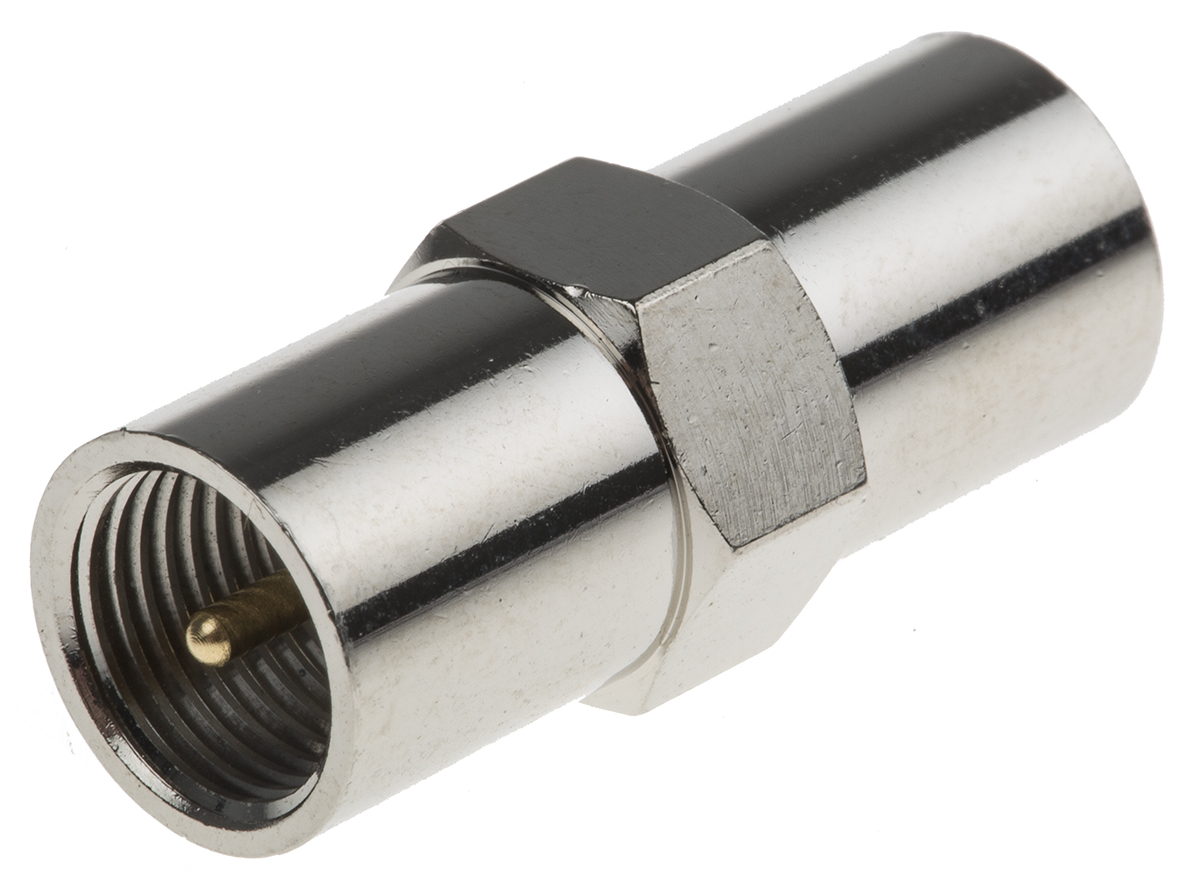 RS PRO Straight 50Ω RF Adapter FME Plug to FME Plug 900MHz