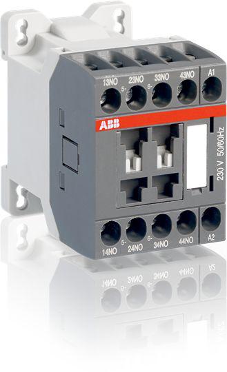 ABB NS31E-20 Contactor Relay, 24 V Coil, 4-Pole, 4 A 24 V, 3 NO/1 NC, 690V