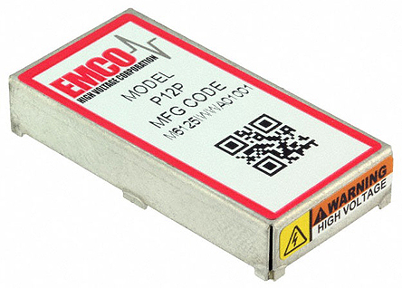 XP Power FS DC-DC Converter, 200V dc/ 50mA Output, 0 → 15 V dc Input, 10W, Through Hole, +75°C Max Temp -25°C