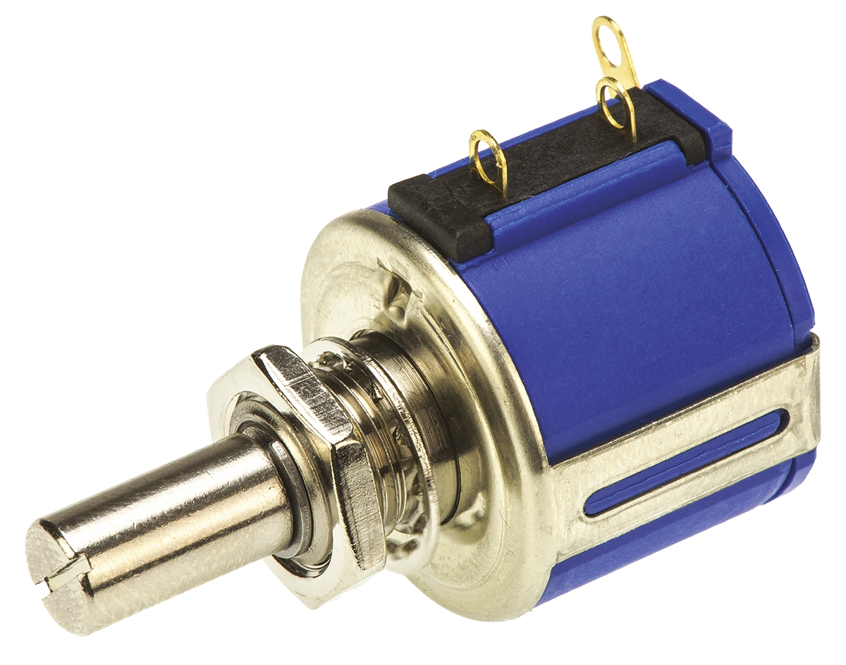 Bourns 3540 100Ω Rotary Potentiometer 10-Turns 1-Gang Panel Mount, 3540S-1-101L
