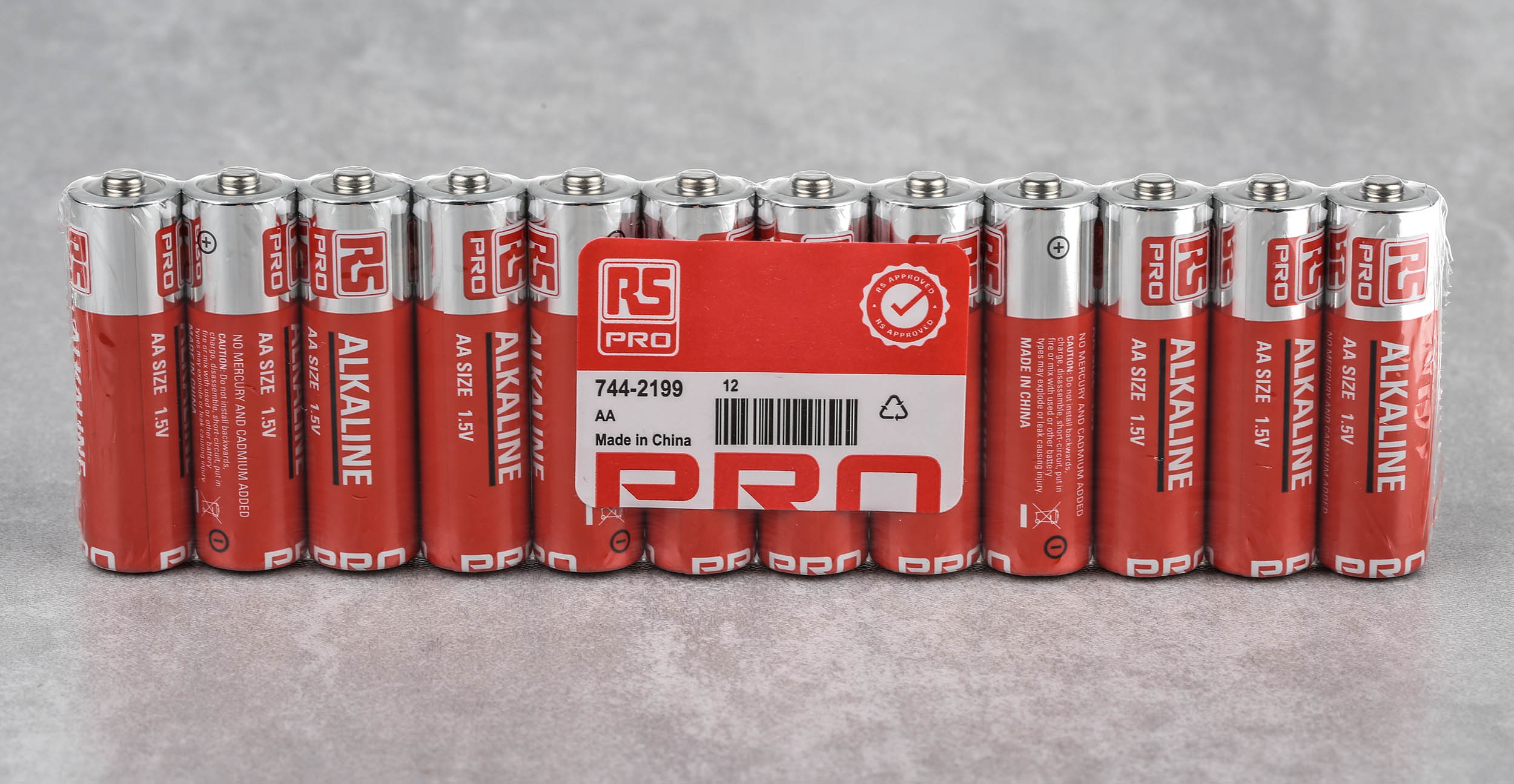 RS PRO Alkaline AA Batteries 1.5V
