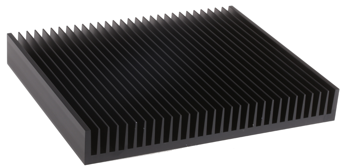 RS PRO Heatsink, Universal Rectangular Alu, 0.3K/W, 250 x 300 x 40mm