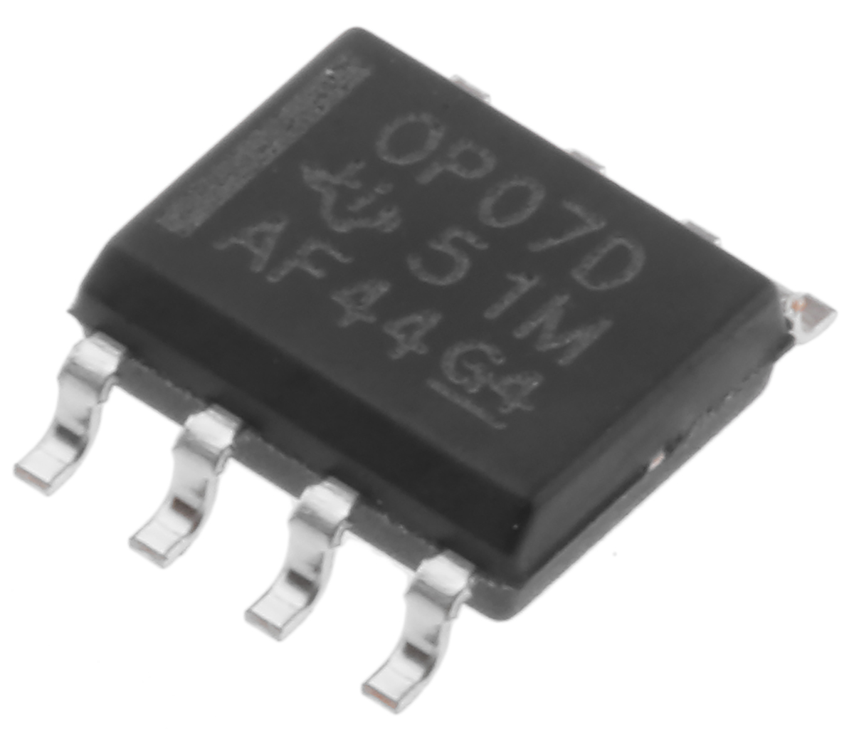 OP07DD Texas Instruments, Operational Amplifier, 600 kHz, 8-Pin 22 V SOIC