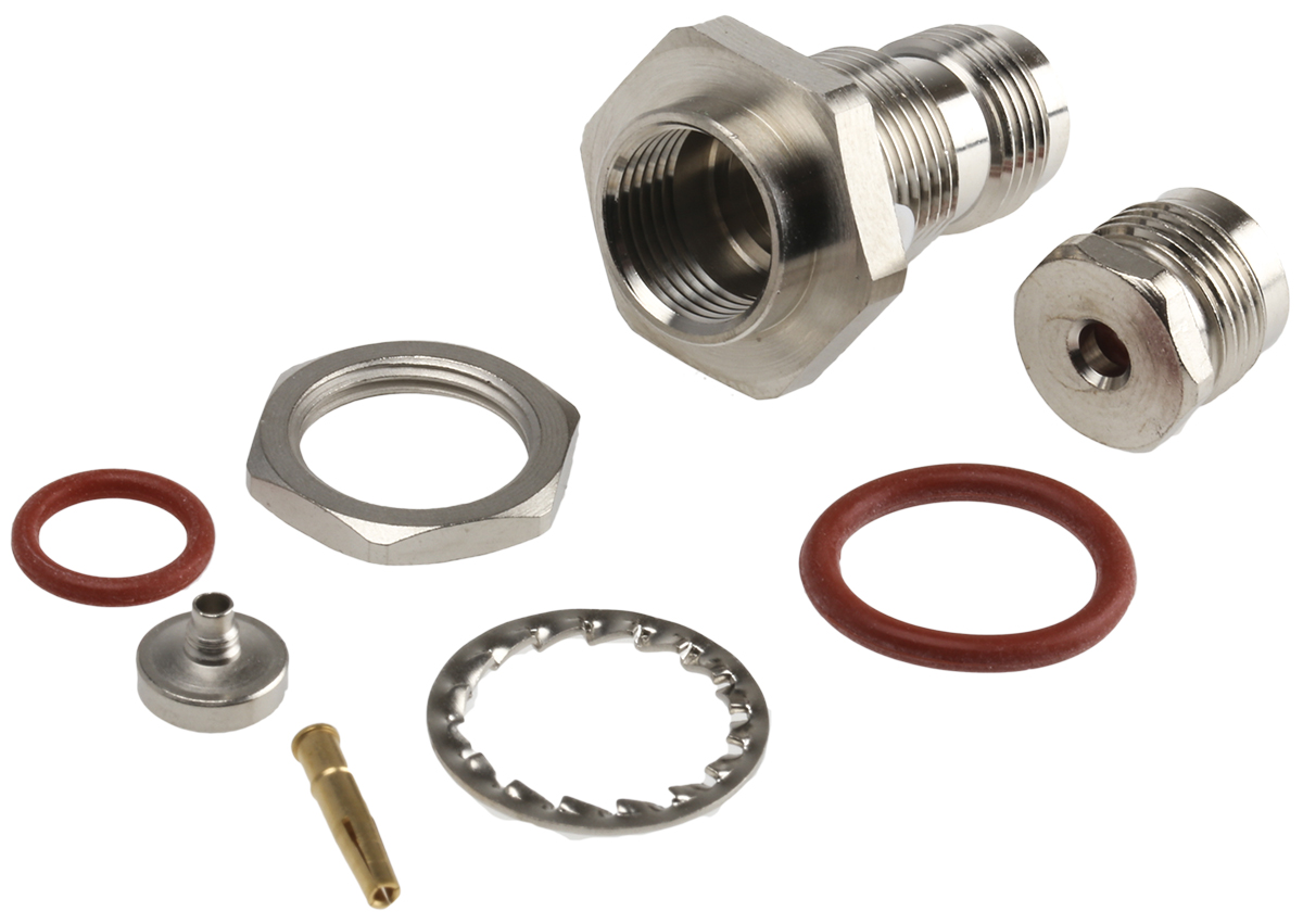 Radiall, Jack Panel Mount TNC Connector, 50Ω, Straight Body