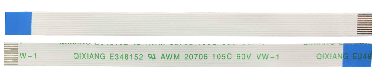 RS PRO FFC Ribbon Cable, 12-Way, 0.5mm Pitch, 100mm Length