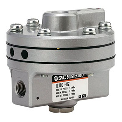 SMCIL100 Pneumatic Booster Regulator, G 3/8