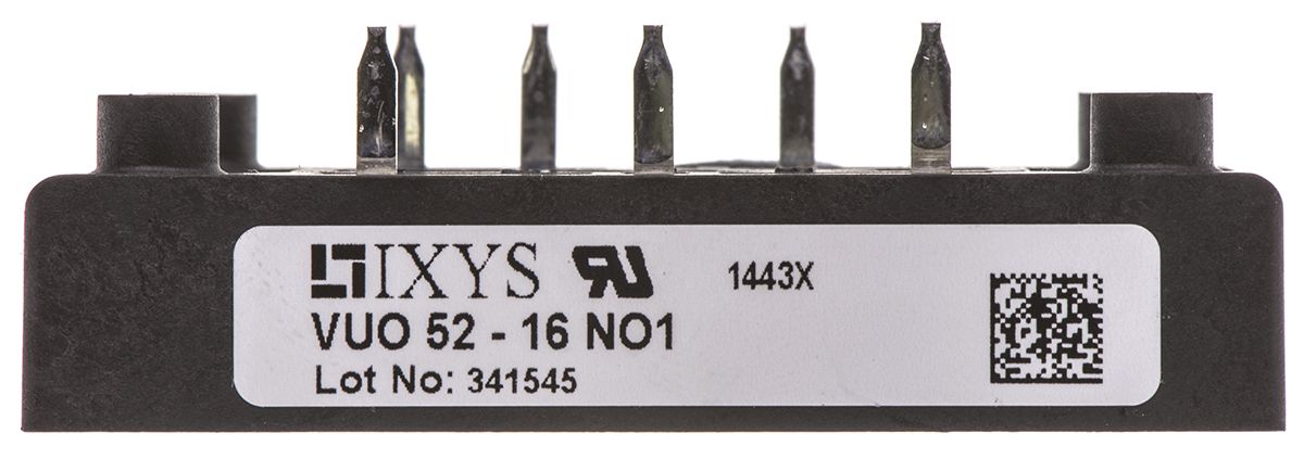 IXYS Bridge Rectifier Module, 55A, 1600V, 3-phase, 5-Pin