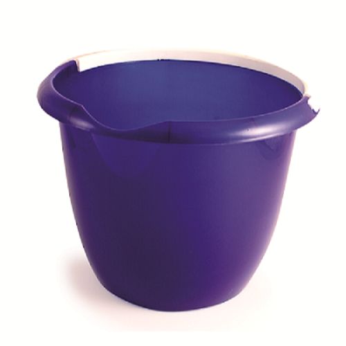 10L Plastic Blue Bucket With Handle