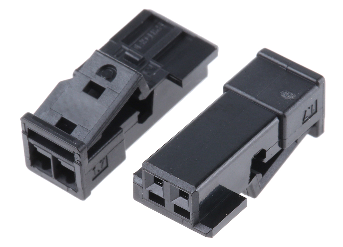 TE Connectivity, Micro Quadlock System Female Connector Housing, 2.54mm Pitch, 2 Way