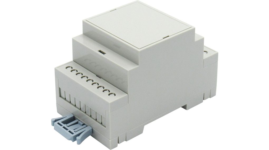 RND DIN-Rail Module Box Enclosure Type RND 455 Series , 90.2 x 53.3 x 57.5mm, ABS DIN RAIL Enclosure Box
