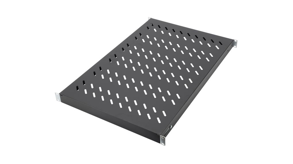 Digitus DN-97 Series Black Fixed Shelf, 1U, 50kg Load, 482mm x 44mm