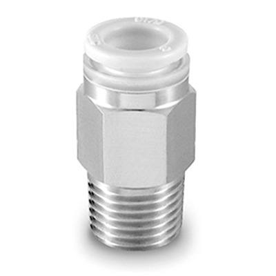 SMC KPG Series Male Connector, 6 mm to M5, Threaded-to-Tube Connection Style, KPGH06-M5