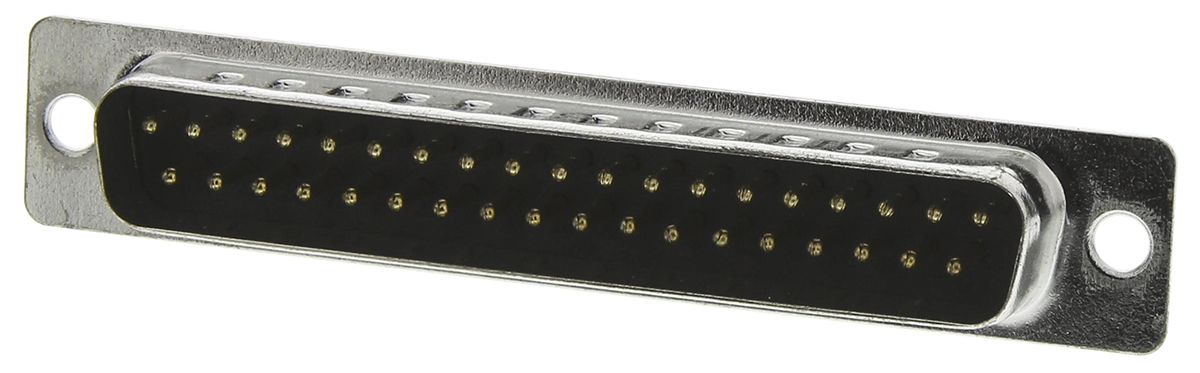 ITT Cannon ZD* 37 Way Panel Mount D-sub Connector Plug, 2.77mm Pitch