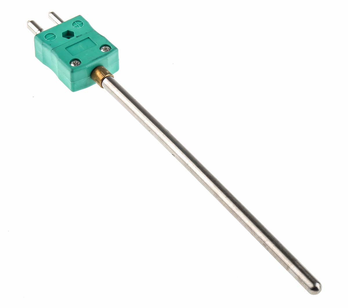 RS PRO Type K Mineral Insulated Thermocouple 150mm Length, 6mm Diameter → +1100°C