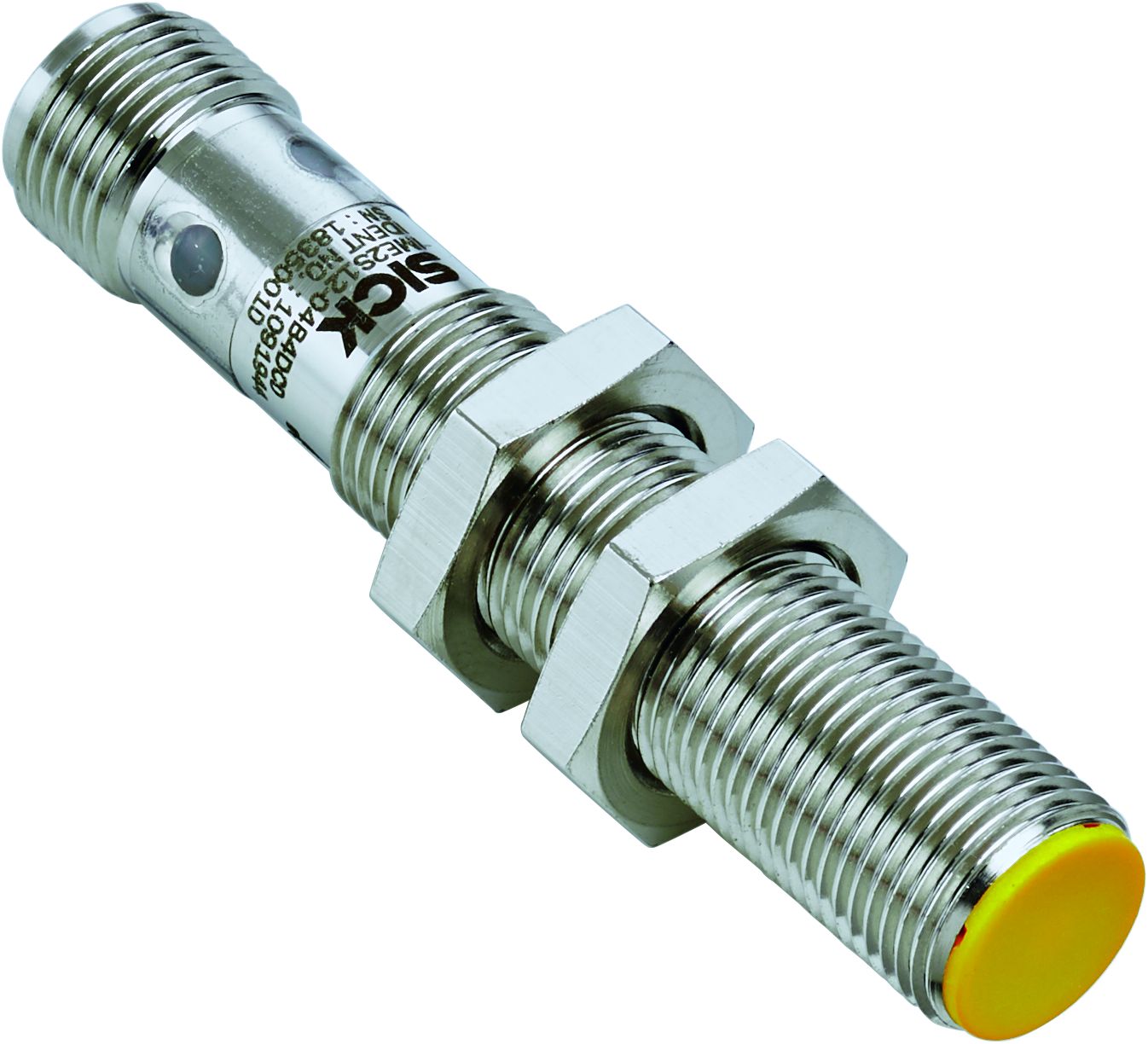 SICK IME2S Series Flush Inductive Non-Contact Safety Switch, 24V dc, Nickel Plated Brass Housing, 2NO, M12