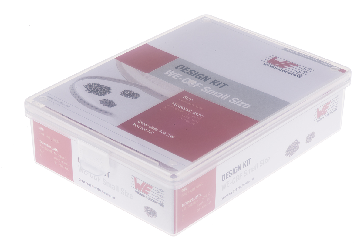 Wurth Elektronik 1020 piece Ferrite Kit Includes Ferrite Beads