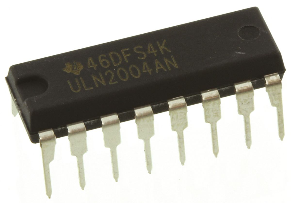 Texas Instruments ULN2004AN, 7-element NPN Darlington Transistor, 500 mA 50 V, 16-Pin PDIP