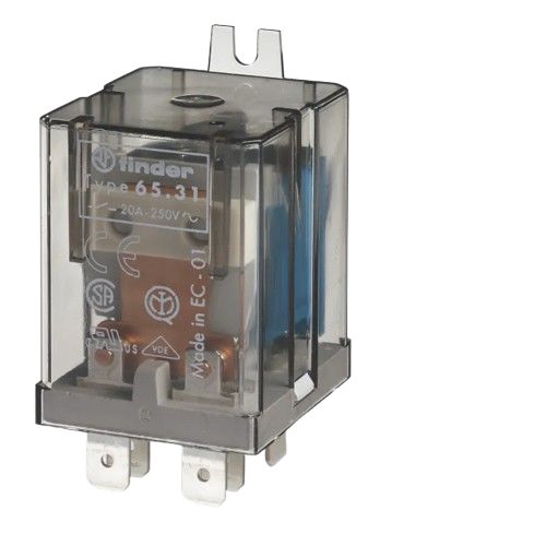 Finder Flange Mount Power Relay, 24V Coil, 40A Switching Current, SPST