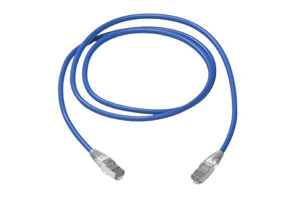 HellermannTyton Connectivity, 5m Cat6a, Blue RJ45 to RJ45, S/FTP, Terminated